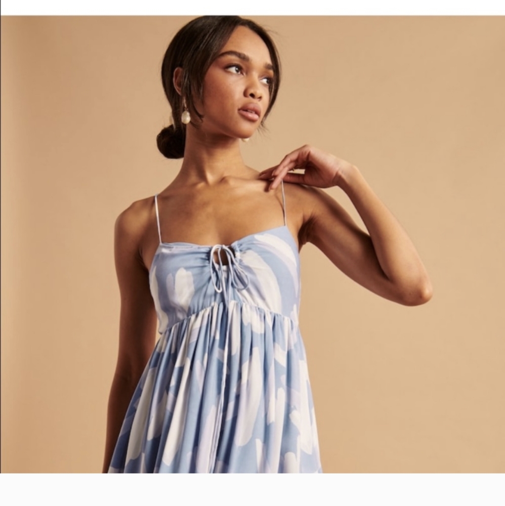 A&F Strappy Babydoll Mini Dress